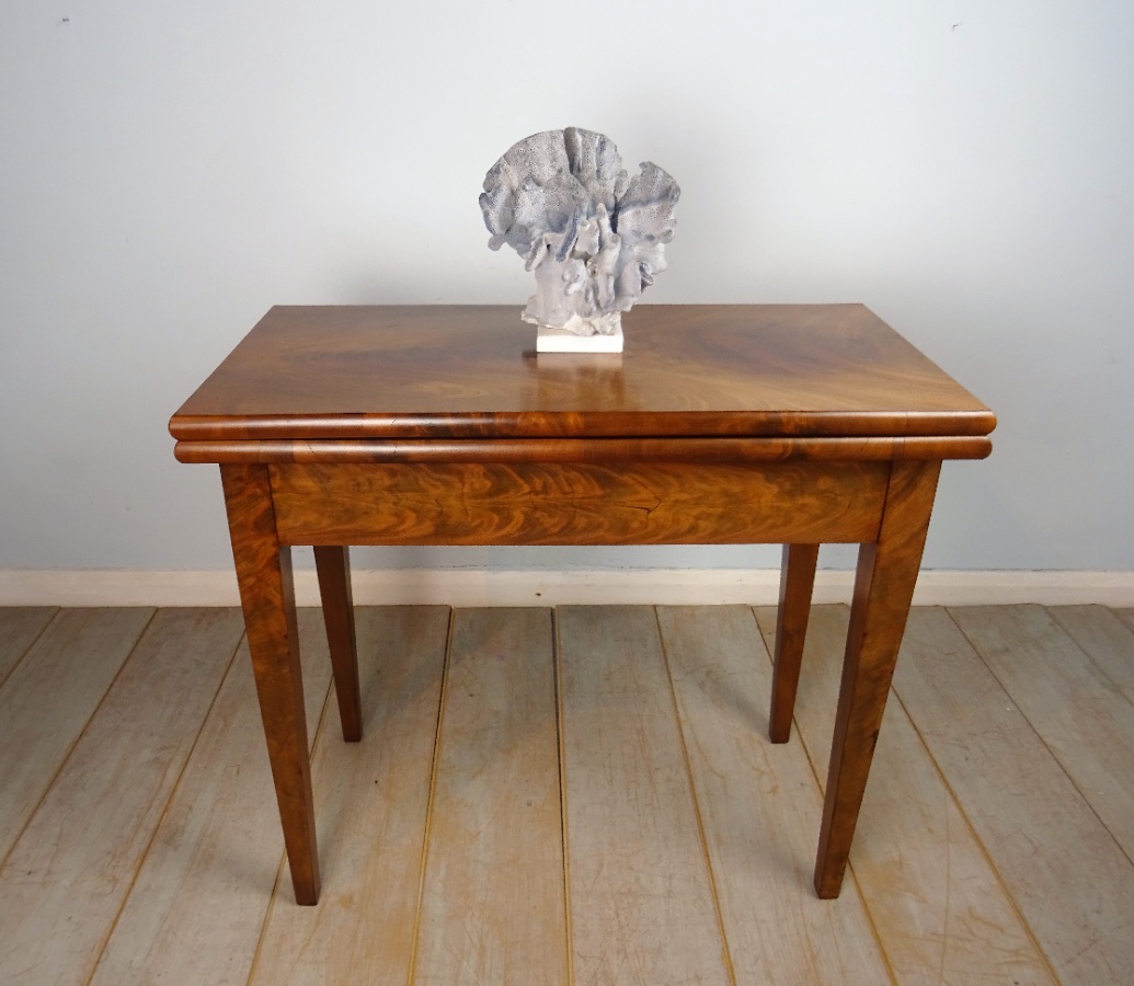 French Mahogany Card Table